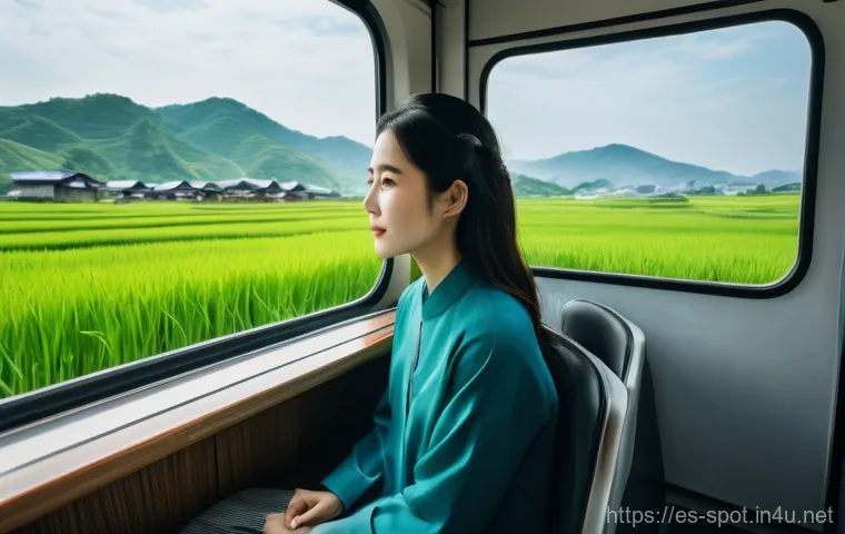태안 꽃지해수욕장 일몰 - Prompt 1: The Scenic Journey to Taean**